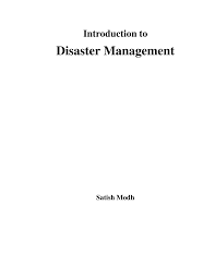 Pdf Introduction To Disaster Management