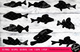 Download Fishing Svg Perch Fish Svg Perch Fish Cut File For Cricut Design Silhouette Studio Fisherman Clipart Father S Day Svg Png Eps Pdf The Silhouette Queen