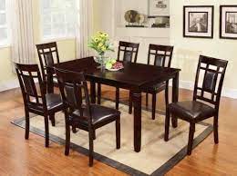 The mix and match series offers casual contemporary dining solutions for any home. Gtu Furniture 7 Piece Dark Cappuccino Finish High Grade Dining Room K