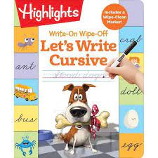 Definition of wipe it off! Write On Wipe Off Let S Write Cursive Highlights Write On Wipe Off Fun To Learn Activity Books Spiral Bound Target
