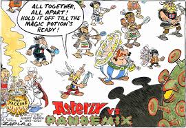 Последние твиты от coronavirus comic (@covid19comic). Coronavirus Comic Mode In Homage To Albert Uderzo By A South African Political Cartoonist Europe