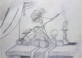 Fruit On A Table Fruit Painting Art Draw Drawing My Drawings Drawings Art