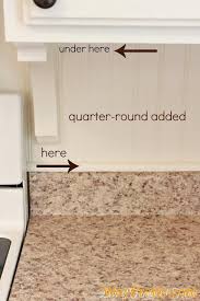 Quarter Round Makes A Nice Finish When You Have Existing Backsplash And Want To Do Beadboard Could Do This In M Home Remodeling Beadboard Backsplash Home Diy