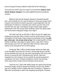 Alif baru menjangkau usia 18 tahun. Contoh Karangan Peribahasa Melentur Buluh Biarlah Dari Rebungnya