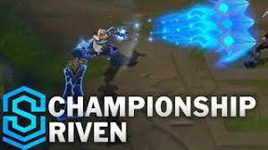 Best riven build for patch 11.10 from pros playing in the lcs, lec, lck or lpl. Championship Riven Skin Spotlight Pre Release League Of Legends Youtube