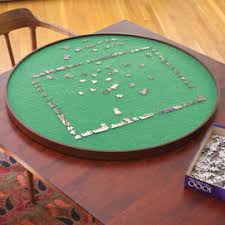 The legs unfold and fold easily and it is light enough to carry and store. Fold And Go Wooden Jigsaw Table A Must Have For Puzzlers