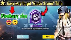 Pubg mobile lets you create or join a crew consisting of 6 members at max. What Is Grade S Crew In Pubg Herunterladen