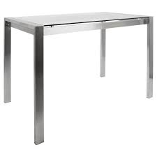 A gallery of our black powder coated metal table legs and metal table bases. Counterheight Table Stainless Steel Lumisource Target