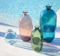 Epingle Par La Deco D Helo Sur Habitat Italie Verre Recycle Vase Verre Vase