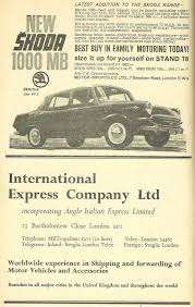 1964 Earls Court Motor Show The Cars You Could Have Bought New Used Car Lots Classic Car Magazine Skoda