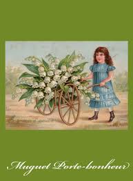 Les diaporamas du 1er mai. Carte Ancienne Muguet Porte Bonheur Envoyer Une Carte Ancienne 1er Mai Des 0 99 Merci Facteur