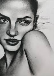 My artwork "New Year New Me" Charcoal