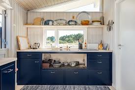 Highlight White And Navy Blue Farmhouse Kitchen Ideas Farmhouse Decor Ideas For Kitchen