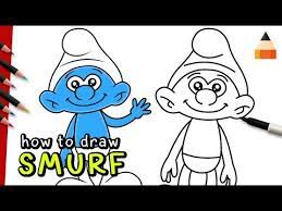 How To Draw Smurf | Drawing Smurfs | Smurfs: The Lost Village - Youtube