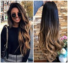 Zzh stock cheap blonde virgin remy mongolian hair 30 inch remy tape ha. 24 Inches Curly Wavy 3 4 Weave Loose Curls Half Head Wig Long Ombre Natural Black To Honey Blonde Buy Online In Malaysia At Desertcart Productid 58666467