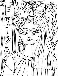 For boys and girls, kids and adults, teenagers and toddlers, preschoolers and older kids at school. Folk Art Coloring Pages For Adults Frida Kahlo Floral Crown Hand Drawn Adult Colouring Book Mexican Instant Download Printable Art 3d Printing Craft Supplies Tools