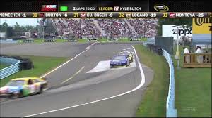 From the big crashes to 2012's. 2012 Nascar Sprint Cup Series Watkins Glen Finish Youtube