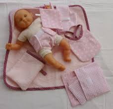 Ensemble De Toilette Pour Poupon De 30 Cm Tons Roses Porte Bebe Pour Poupee Poupee Accessoire Poupon