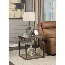 Shop callum coffee table, antique oak & black at casagear.com, browse popular online store for fast delivery with free shipping. Acme Furniture Occasional Tables Callum 82884 Side Table Antique Oak Black Chairside Tables From International Furniture Wholesalers Saskatoon