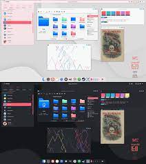 Kde Plasma Moe And Moe Dark Unixporn In 2021 Desktop Environment Plasma Desktop Themes