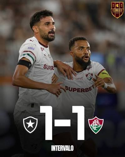 FIM DE JOGO! Com gol de Ign&aacute;cio, Fluminense empata com o Botafogo em 1 a 1, no Engenh&atilde;o. Foto: Marcelo Gon&ccedil;alves/FFC
