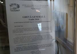 Intra si tu in sindicatul national al functionarilor publici din romania! AdministraÅ£ia PublicÄ LocalÄ IntrÄ MarÅ£i In GrevÄ Peste 1 000 De AngajaÅ£i Din PrimÄria Cluj Napoca Au Incetat Activitatea Foto