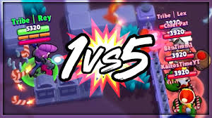 The last boss fight ever? Brawl Stars 1v5 5 Dynamikes Vs 1 Mortis Lex Kairos Chief Pat Bentimm1 Oj Rey Youtube