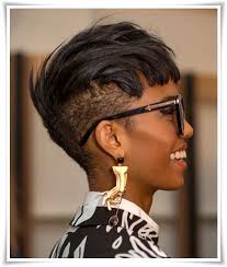 Pixie haircuts with shaved designs. 55 Winning Short Hairstyles For Black Women