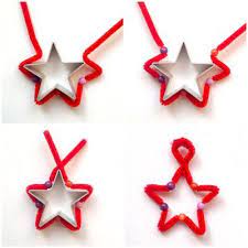 schaeresteipapier anleitung fur einen stern aus pfeifenputzer tutorial for a s bambini artigianato di natale kids crafts lavoretti con bastoncini di ciniglia