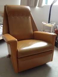 1970s Vinyl Armchair Recliner Chair Retro Vintage 60s Retro Chair Vinyl Armchair Recliner Chair