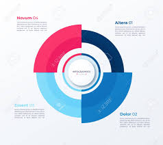 Vector Circle Chart Design Modern Template For Creating Infographics