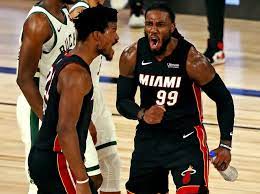 Will antetokounmpo's bucks rise to the occasion or will they after a predictable first round in the nba's eastern conference playoffs, we're set for what appears to be two entertaining semifinal matchups. Heat Shock Bucks Again To Take Commanding 3 0 Series Lead