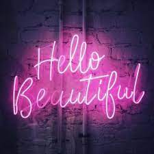 New Hello Beautiful Neon Sign Light Lamp 20 X12 Display Party Gift Poster Decor Ebay In 2021 Neon Signs Neon Aesthetic Pink Neon Sign
