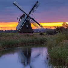 Noordermolen Noorddijk The Netherlands Nederland Netherlands Windmill Mill Drijfhamer Sunrise Netherlands Windmills Windmill Landscaping Scenic Photos