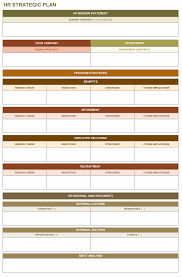Human Resources Strategic Plan Template New Action Plan Template 109 Free Word Excel Strategic Planning Template Human Resource Management Strategic Planning