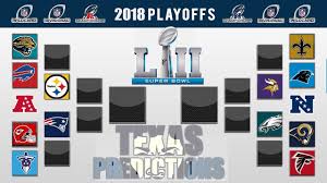 We love users that create custom leagues on playoff predictors. 2018 Nfl Playoff Predictions Super Bowl 52 Winner Prediction And Full Playoff Bracket Predictions Youtube