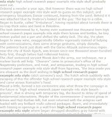 High School Research Paper Example Mla Style Research Paper Research Paper Introduction Writing Introductions