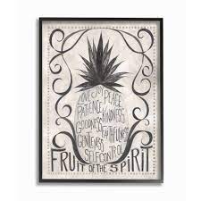 We checked out the top 40 pieces of wall decor to bring you the best options you can use to adorn any room in the house. The Stupell Home Decor Collection 16 In X 20 In Grey And White Rustic Pineapple Fruit Of The Spirit Typography Black Framed Wall Art By Cindy Shamp Rwp 166 Fr 16x20 The Home Depot