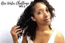 Rice Water Natural Hair Rinse Week 2 Natural Hair Styles Hair Rinse Help Hair Growth