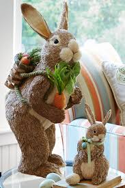 Natural Standing Bunny Easter Bunny Decorations Easter Crafts Easter Decorations Outdoor