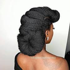 When creating hairstyles for black girls with natural hair, especially 4c hair, it's essential to keep the hair moisturized with a lightweight a statement style that's easy and refined? 40 Elegant Natural Hair Updos For Black Women Coils And Glory