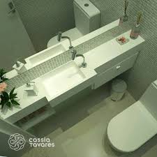 Nao E Pq O Ambiente E Pequeno Q Nao Vale A Pena Um Projeto De Design Esse Lavabo Mede 1x1 30m E Foi Jus Decoracao Banheiro Banheiros Modernos Banheiro Pequeno