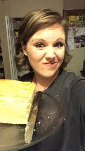 Made a ham and swiss omelette that gets an F for looks but an A for taste.  Epic failure presentation wise