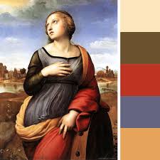 10 Color Palettes Based On Famous Paintings Sierra Kellermeyer Designs Warm And Cool Colors Famous Art Coloring Color Palette