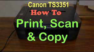 You can do this on a mac or a windows device. How To Print Copy Scan With Canon Ts3351 Printer Review Youtube