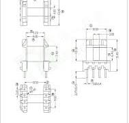 Bobbins | EE13 Transformer Bobbin 4+4 Pins Dip Type Phenolic ...