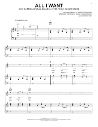 Tabbed by oliver wade capo on 6 the guitar is usually tuned down etc g c gall i want is nothing more. Kodaline All I Want Sheet Music Download Pdf Score 252655