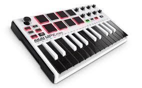 Akai Professional Mpk Mini Mkii 25 Key Portable Usb Midi Akai Professional Mpk Mini Mkii White 25 Key Ultra Portable Usb Midi Drum Pad Keyboard Controller With Joystick Vip Soft Midi Keyboard Akai Keyboard