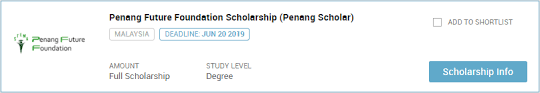 Cgpa 3.0 in stpm/ foundation / matriculation / diploma & equivalent; Complete List Of Local And Overseas Scholarships Still Open Now
