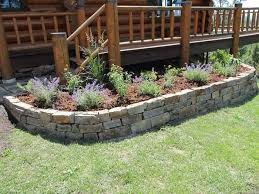 1 Home Garden Stone Flower Beds Raised Garden Porch Flowers